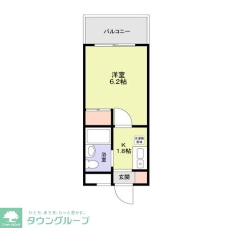 グリム武蔵新城の物件間取画像